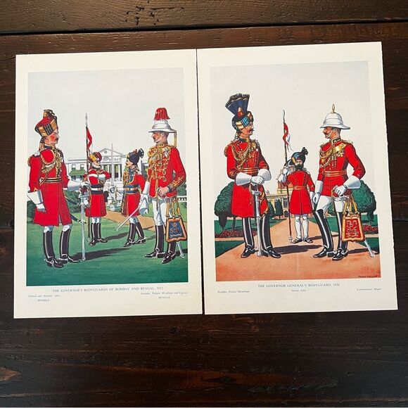 Vintage Military Art Prints - (The Governor General’s Bodyguard) - Picture 1 of 3